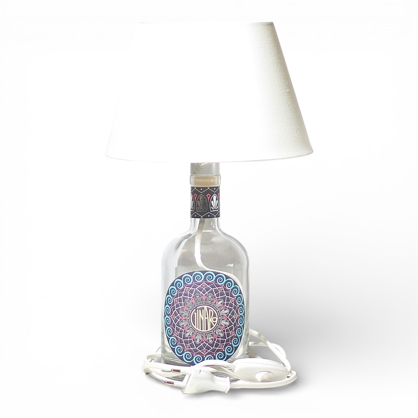 Malfy Blood Orange Handmade Table Lamp Bottle 70 cl