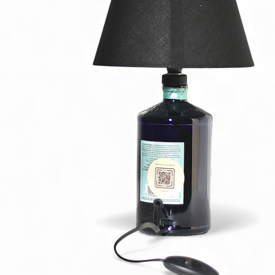 Hendrick's Gin Orbium Handmade Table Lamp Bottle 70 cl