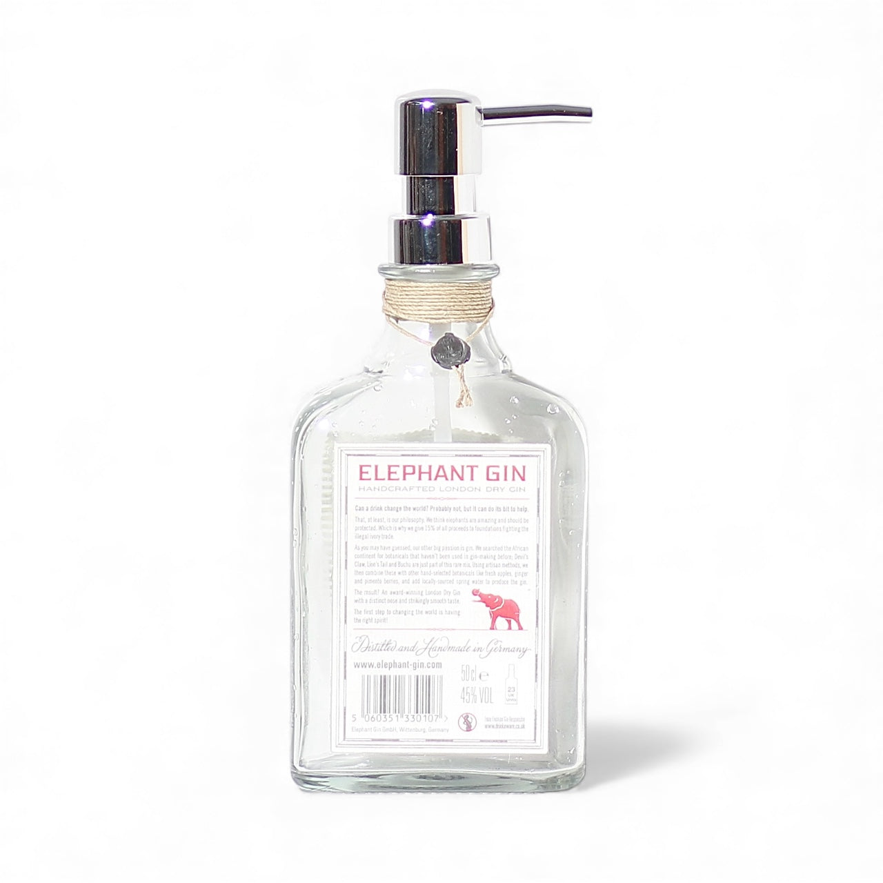 Elephant Gin Portasapone Dispenser Sapone Liquido 70 cl