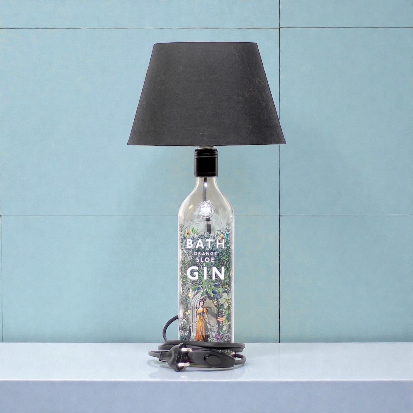 Bath Gin Lampada Bottiglia da Tavolo Handmade 70 cl