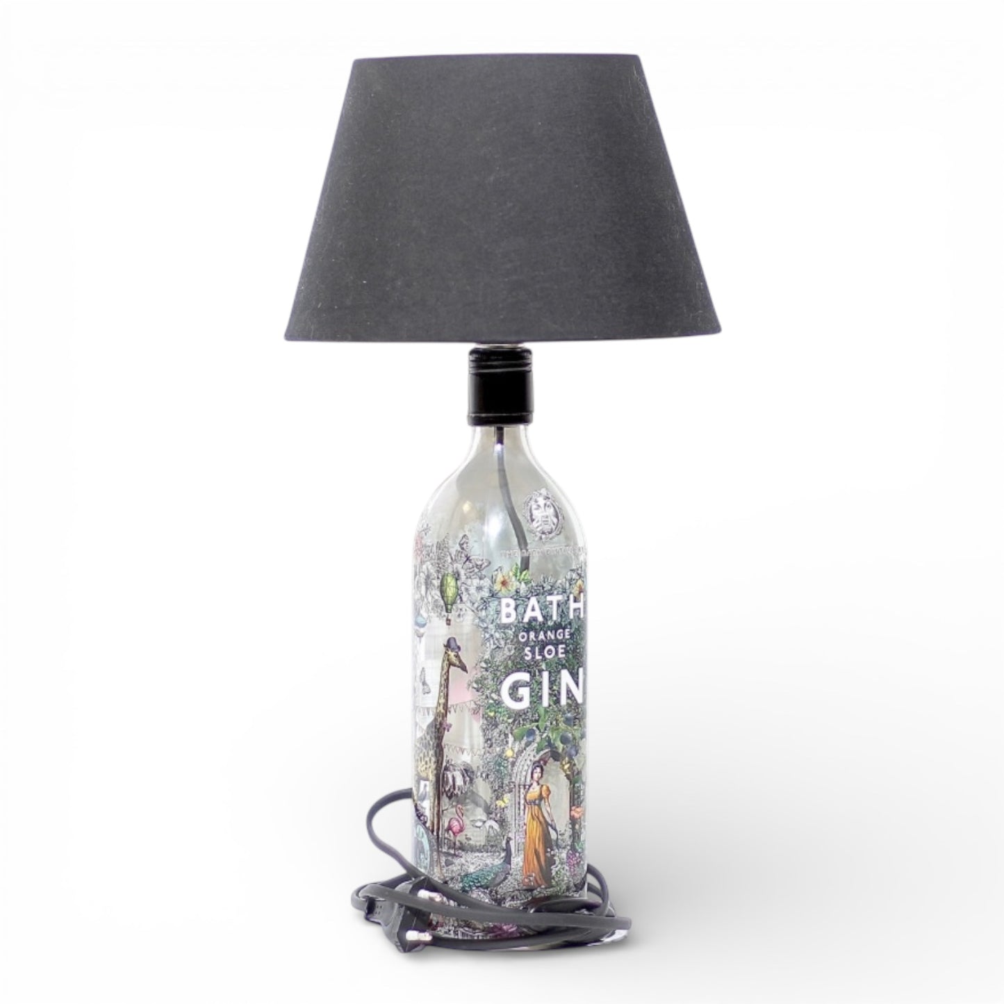 Bath Gin Lampada Bottiglia da Tavolo Handmade 70 cl