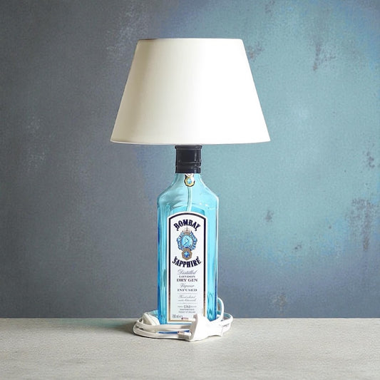 Bombay Gin Lampada Bottiglia da Tavolo Handmade 70 cl