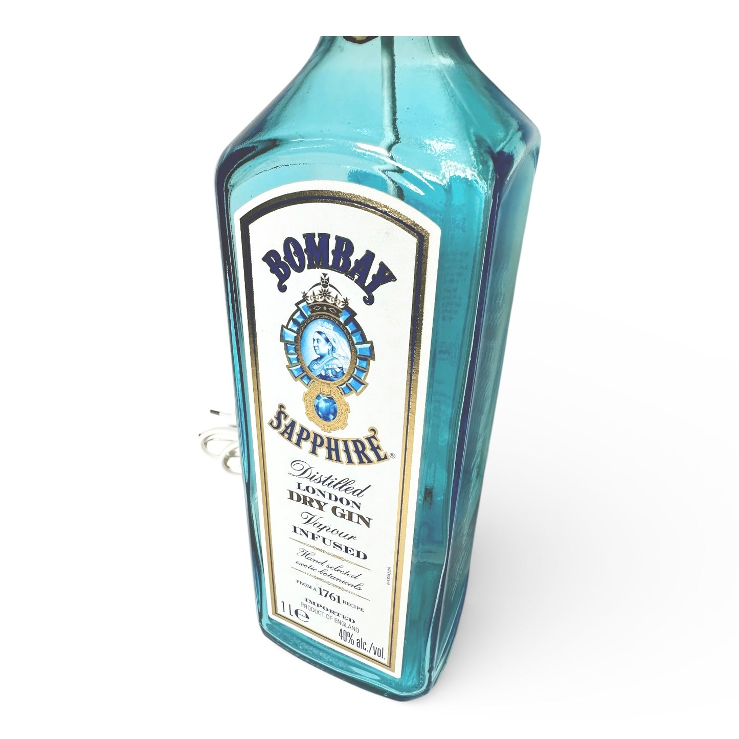 Bombay Gin Lampada Bottiglia da Tavolo Handmade 1.0 lt