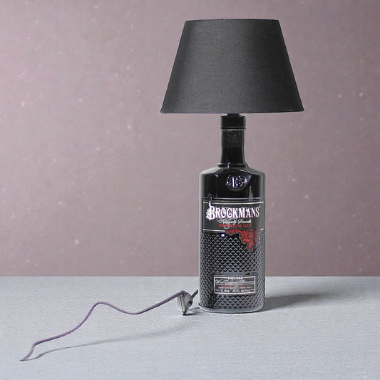 Brockmans Gin Lampada Bottiglia da Tavolo Handmade 70 cl