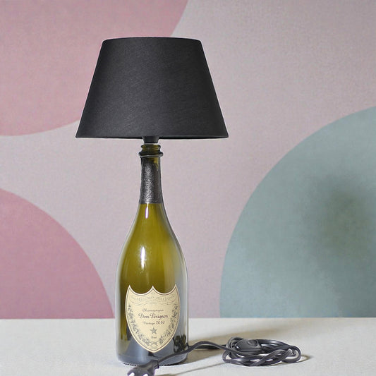 Dom P. Champagne Lampada Bottiglia da Tavolo Handmade 75 cl