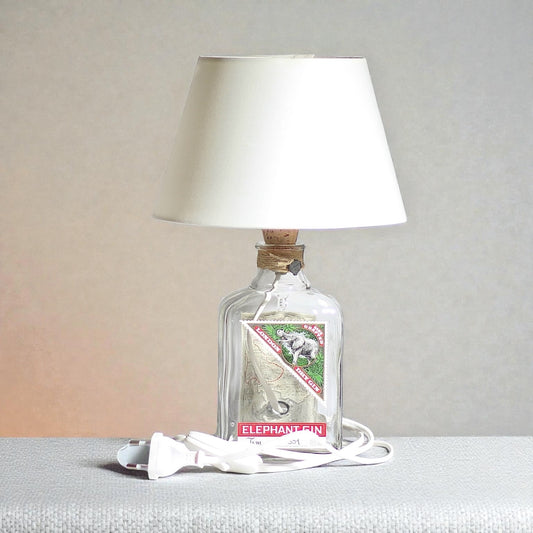 Elephant London Dry Gin Lampada Bottiglia da Tavolo Handmade 50 cl