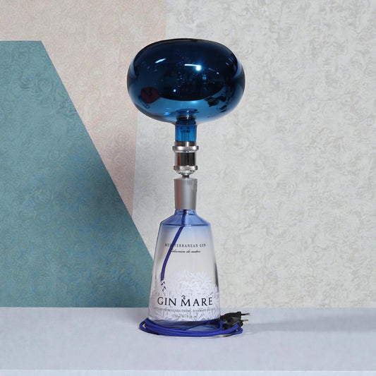 Gin Mare Lampada Bottiglia da Tavolo Handmade 1.75 lt