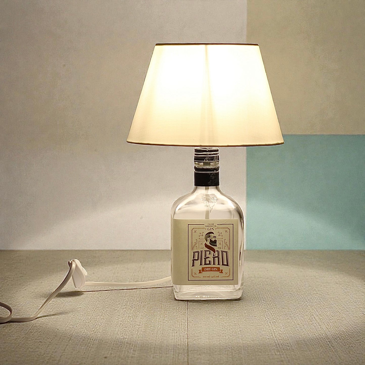 Malfy Blood Orange Handmade Table Lamp Bottle 70 cl 