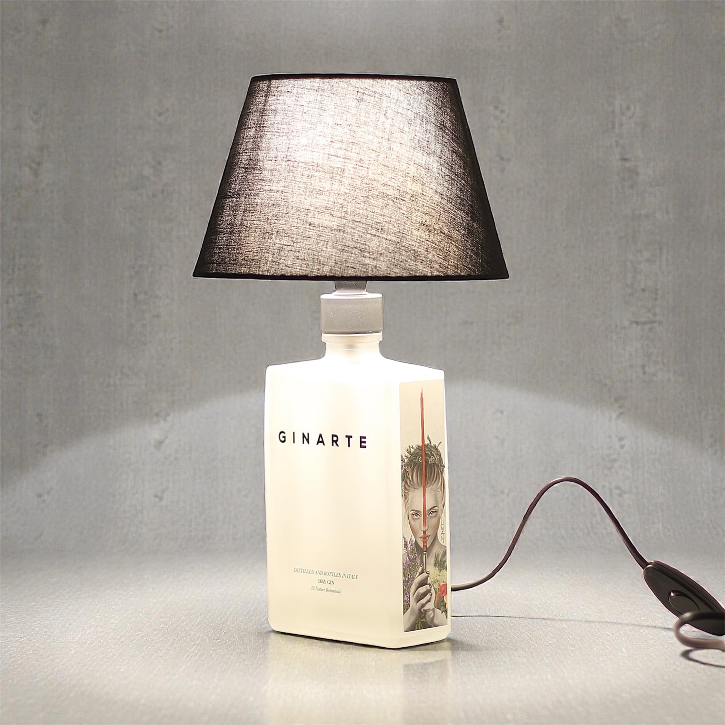 GinArte Lampada Bottiglia da Tavolo Handmade 70 cl