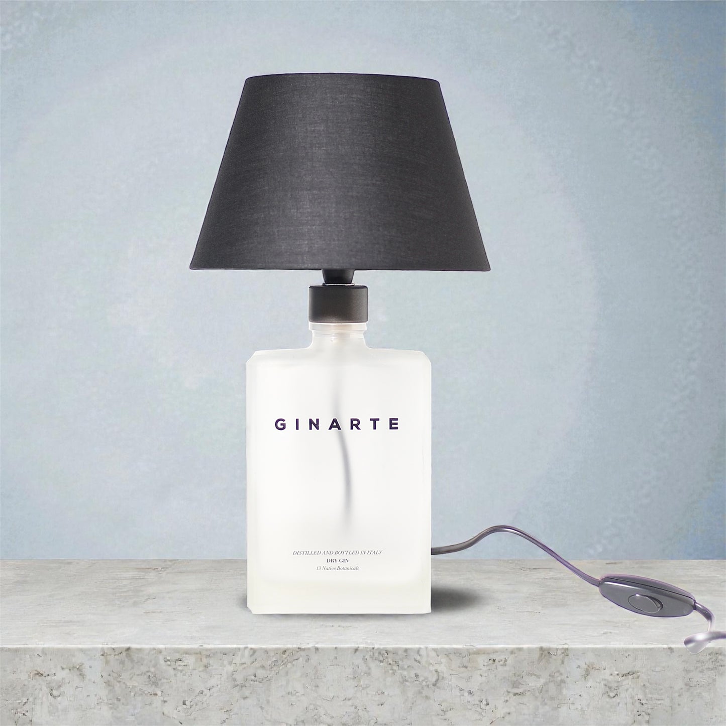 GinArte Lampada Bottiglia da Tavolo Handmade 70 cl