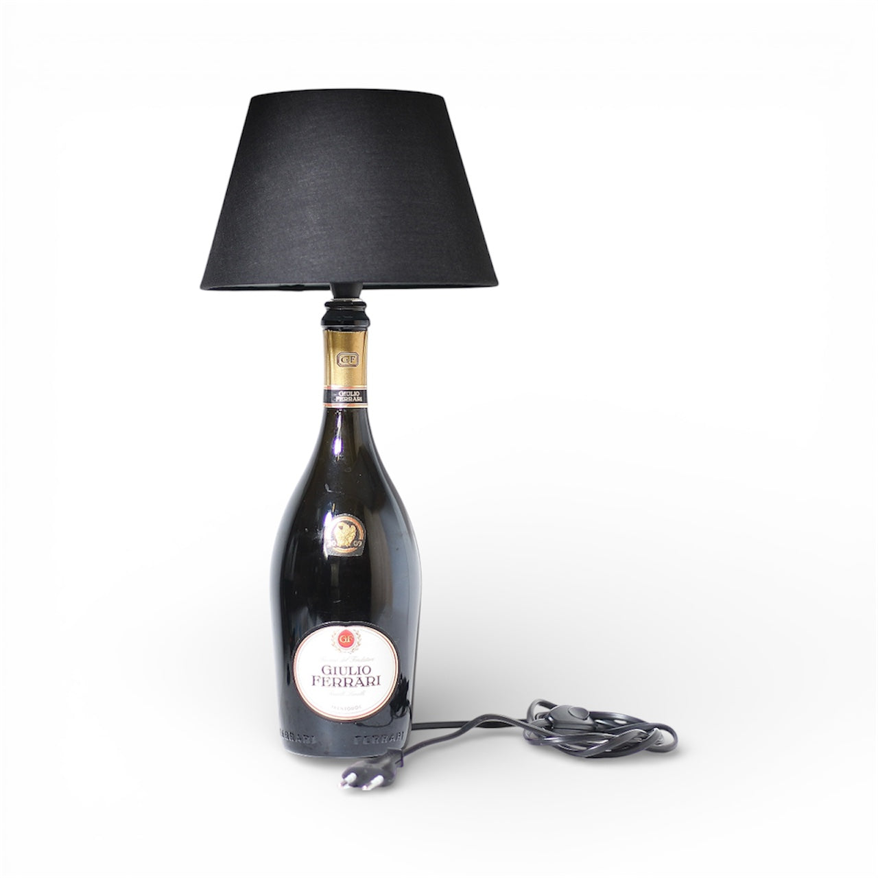 Giulio F. Spumante Table Lamp Bottle Handmade 75 cl
