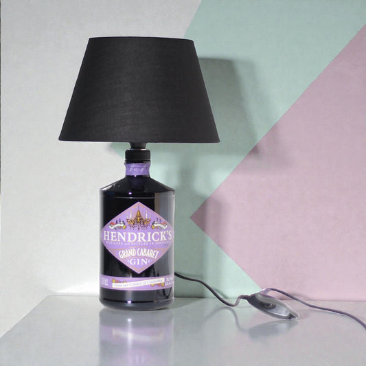 Hendrick's Gin Grand Cabaret Lampada Bottiglia da Tavolo Handmade 70 cl