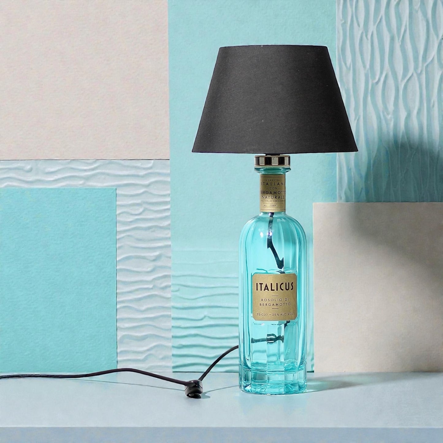 Malfy Blood Orange Handmade Table Lamp Bottle 70 cl 