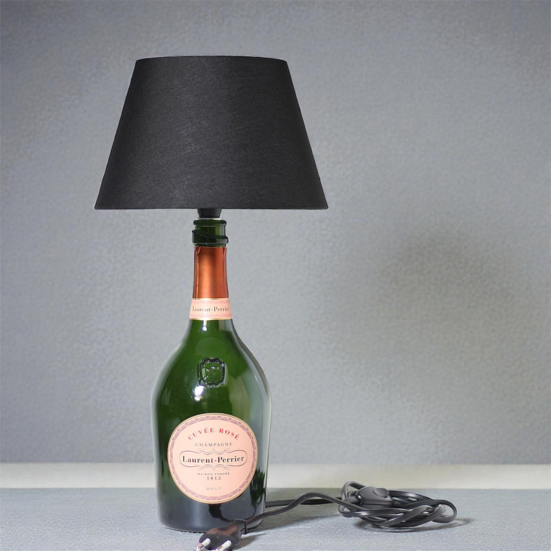 L.P. Rosè Champagne Lampada Bottiglia da Tavolo Handmade 75 cl