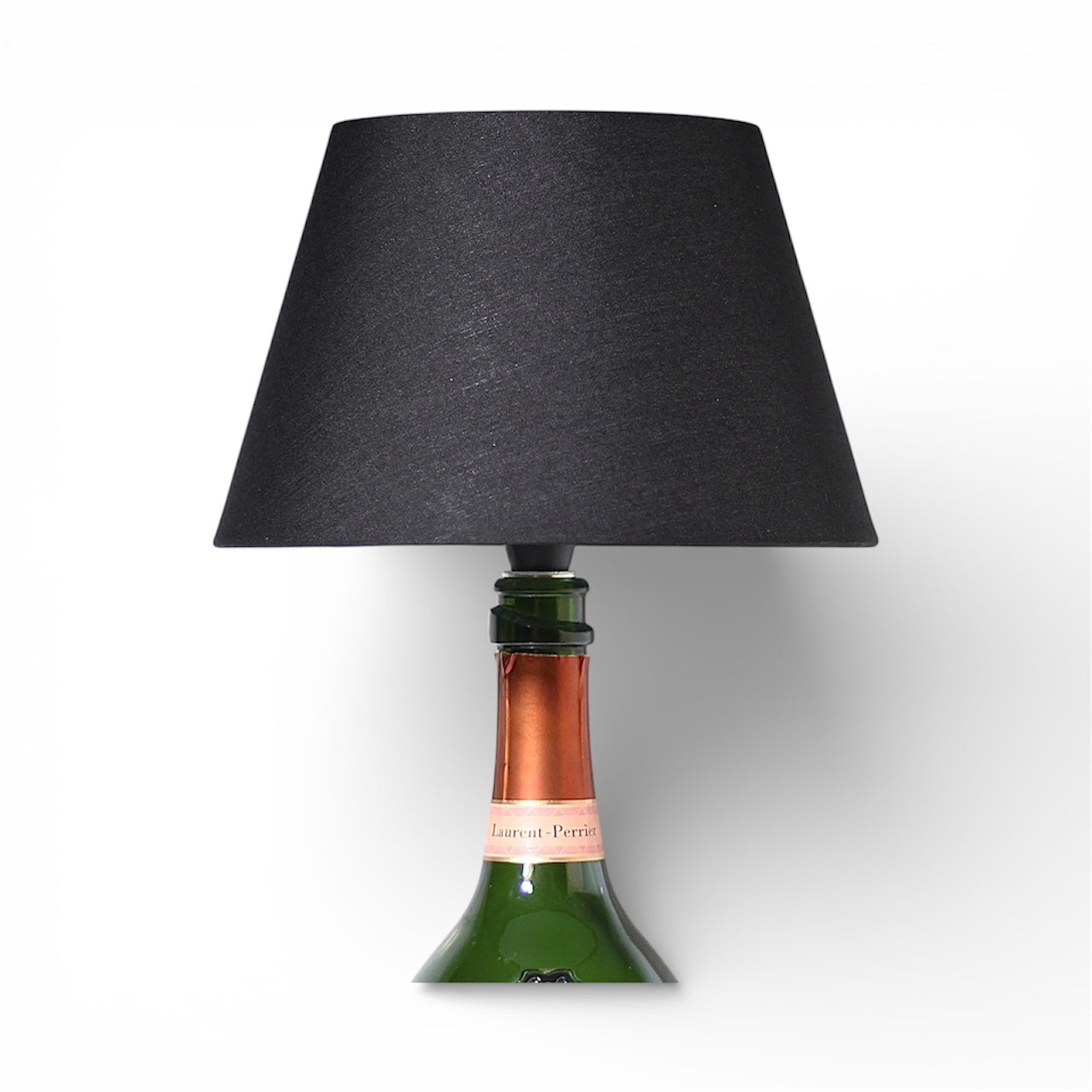 LP Rosè Champagne Bottle Lamp Handmade Table 75 cl