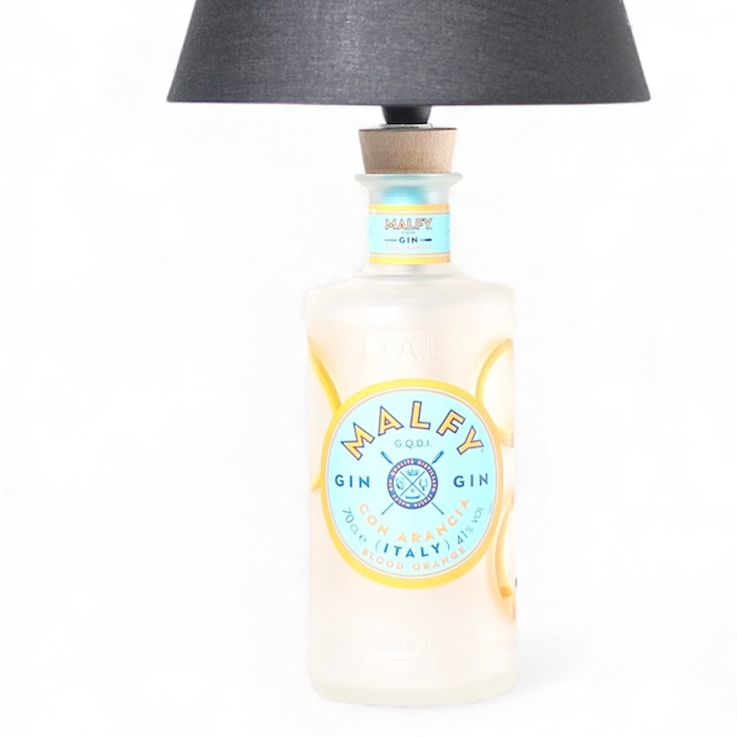 Malfy Blood Orange Handmade Table Lamp Bottle 70 cl 