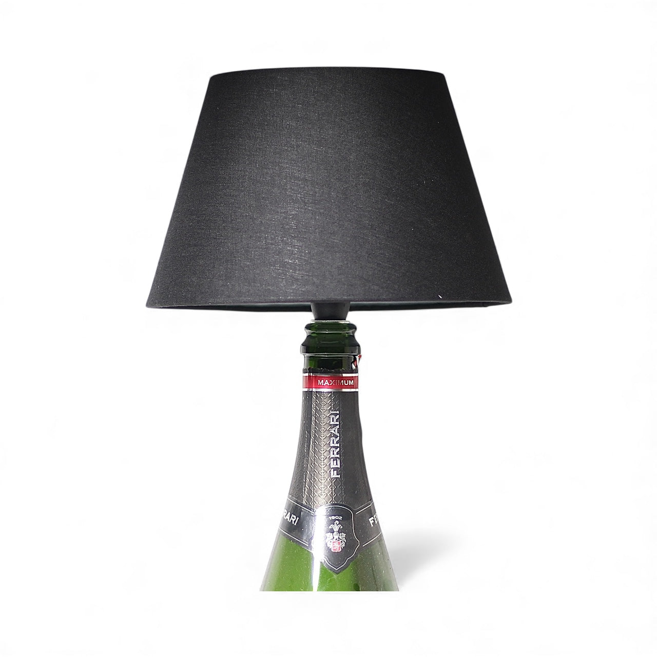 Dom P. Champagne Bottle Lamp Handmade Table Lamp 75 cl