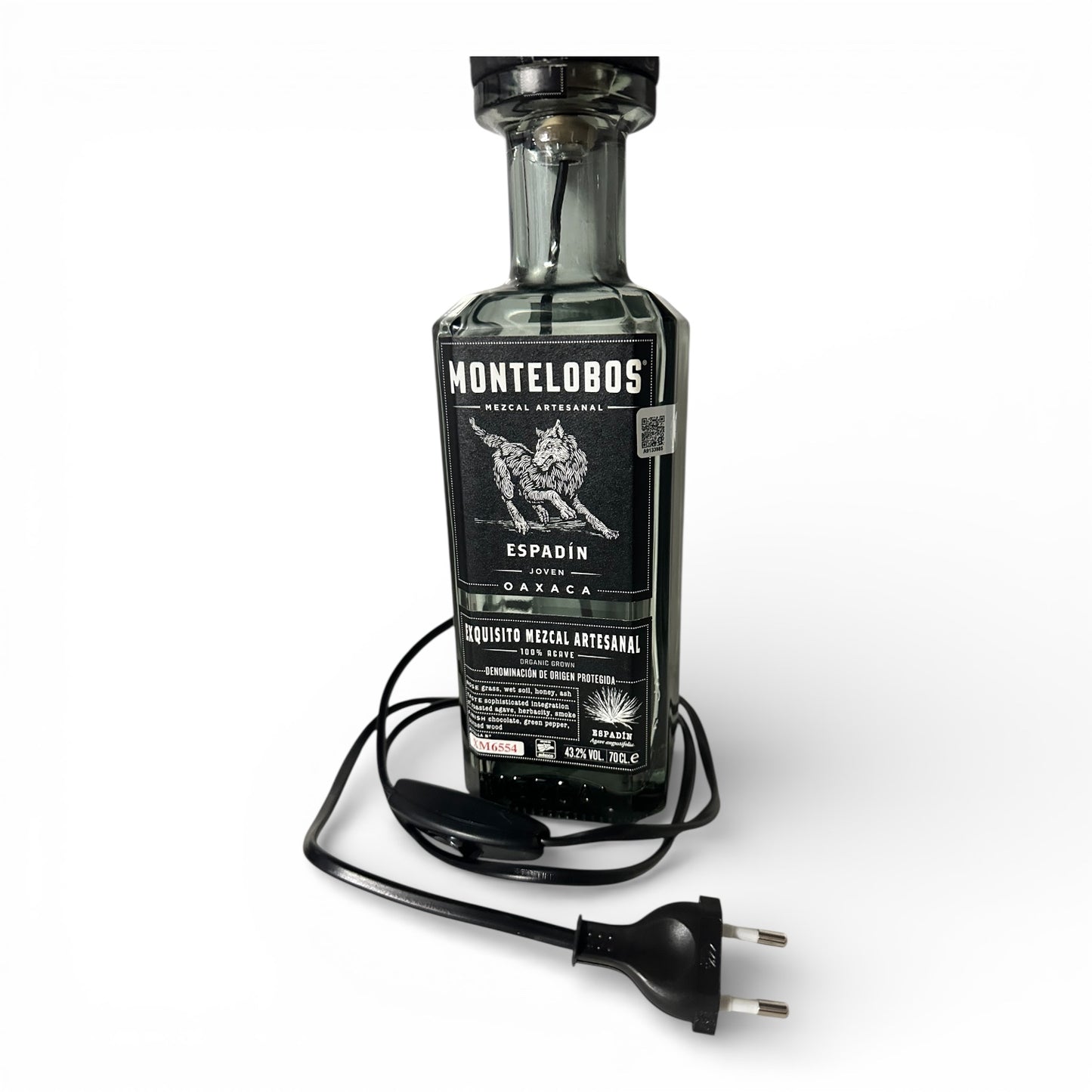 Malfy Blood Orange Handmade Table Lamp Bottle 70 cl 