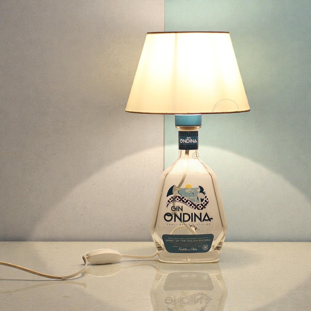 Malfy Blood Orange Handmade Table Lamp Bottle 70 cl 