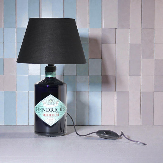 Hendrick's Gin Orbium Lampada Bottiglia da Tavolo Handmade 70 cl