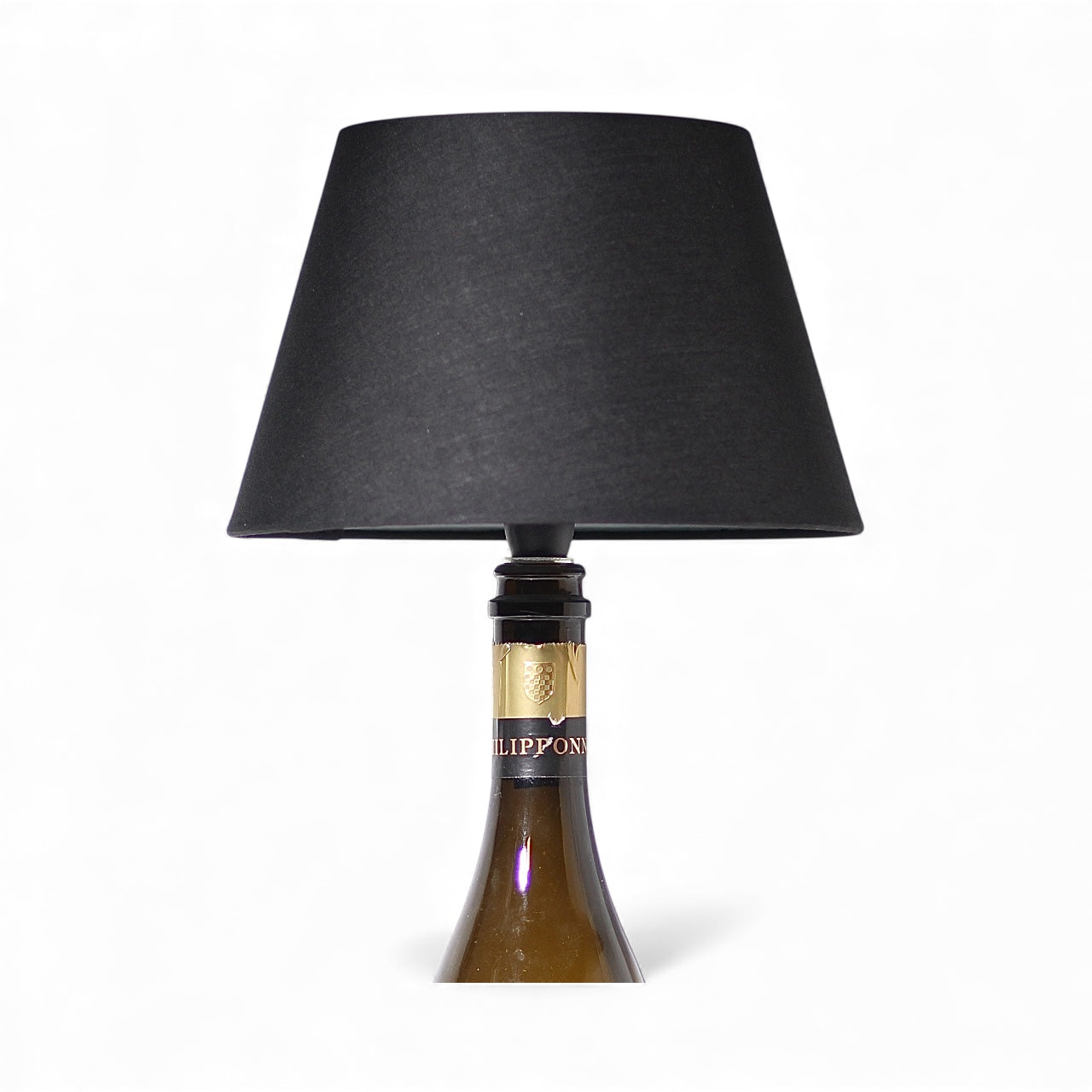 Dom P. Champagne Bottle Lamp Handmade Table Lamp 75 cl