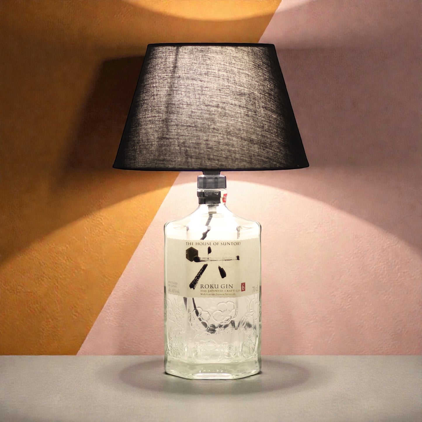 Malfy Blood Orange Handmade Table Lamp Bottle 70 cl 