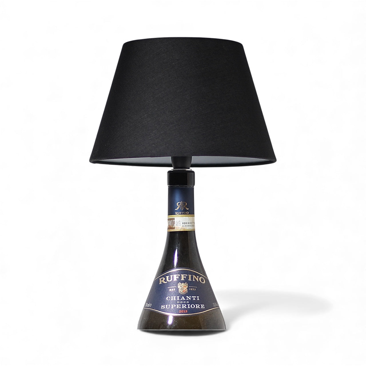 Dom P. Champagne Bottle Lamp Handmade Table Lamp 75 cl
