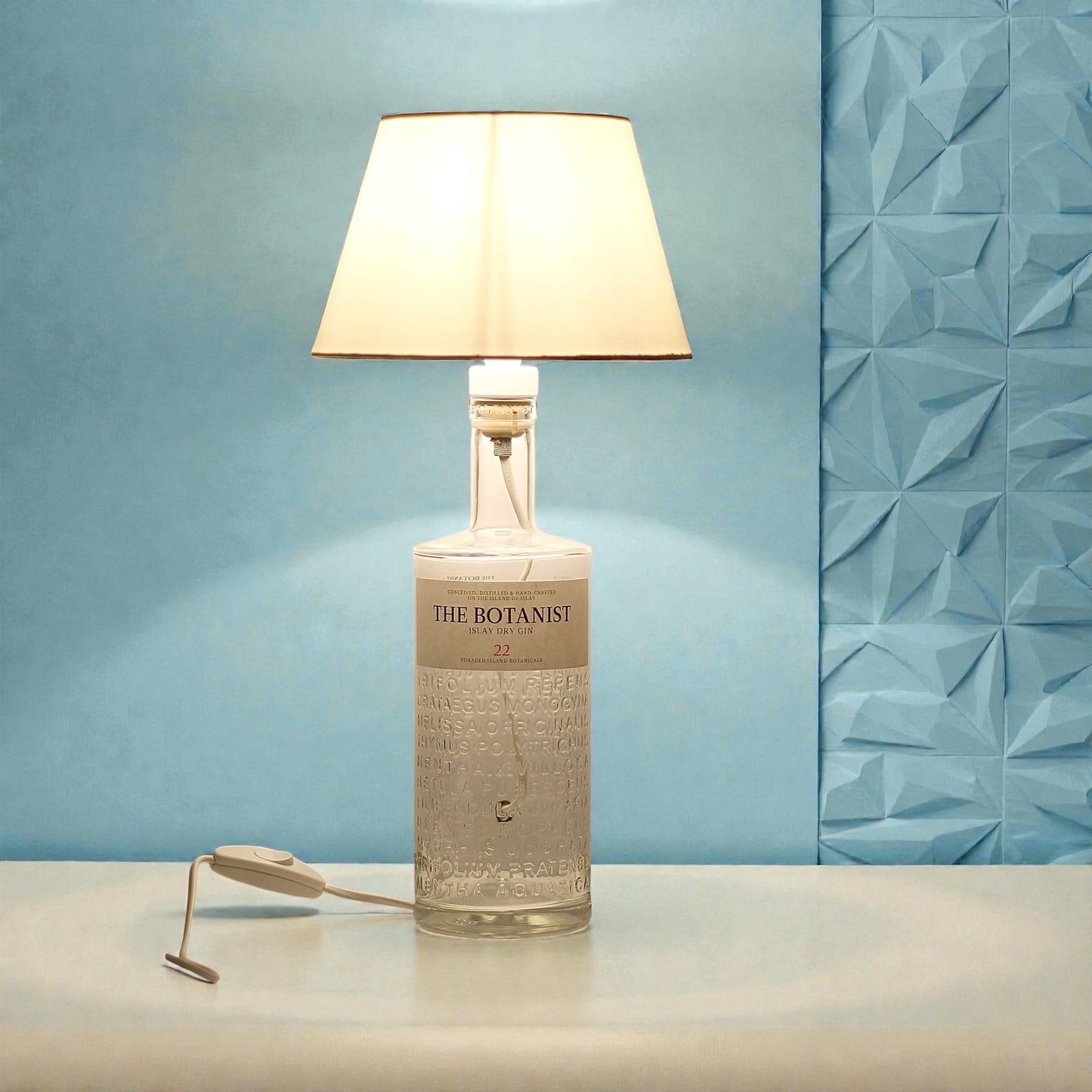 Malfy Blood Orange Handmade Table Lamp Bottle 70 cl 