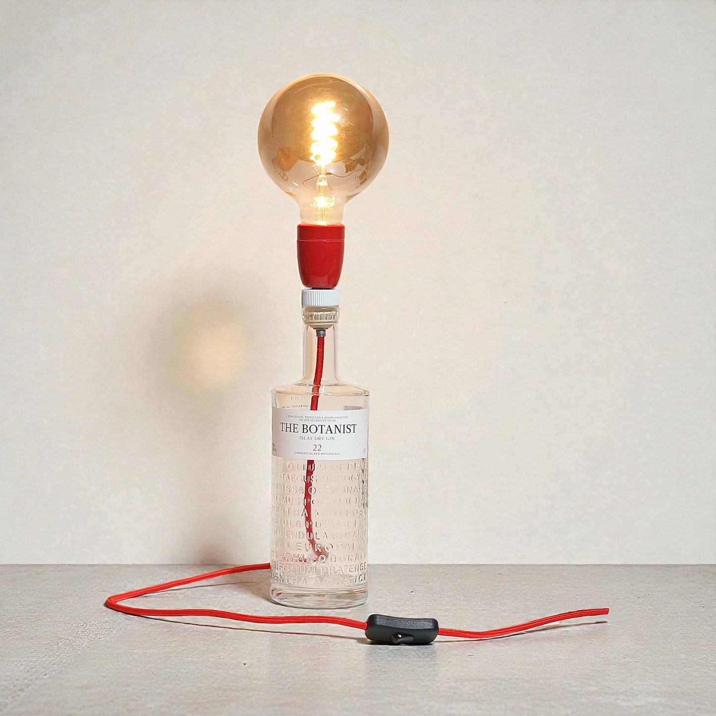 The Botanist Gin Lampada Bottiglia da Tavolo Handmade 1.0 lt