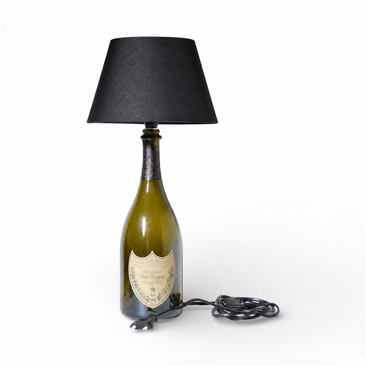 Dom P. Champagne Lampada Bottiglia da Tavolo Handmade 75 cl