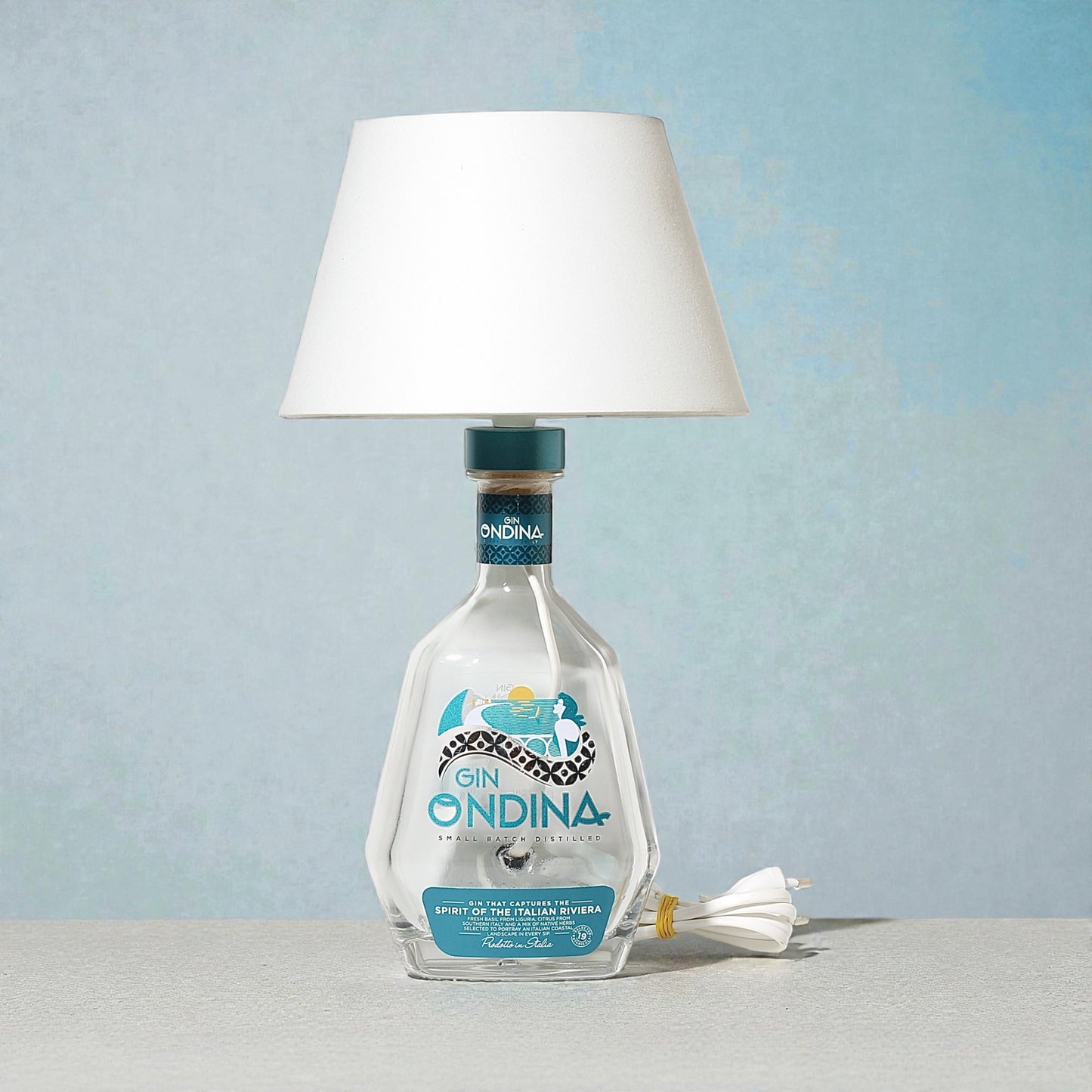 Malfy Blood Orange Handmade Table Lamp Bottle 70 cl 