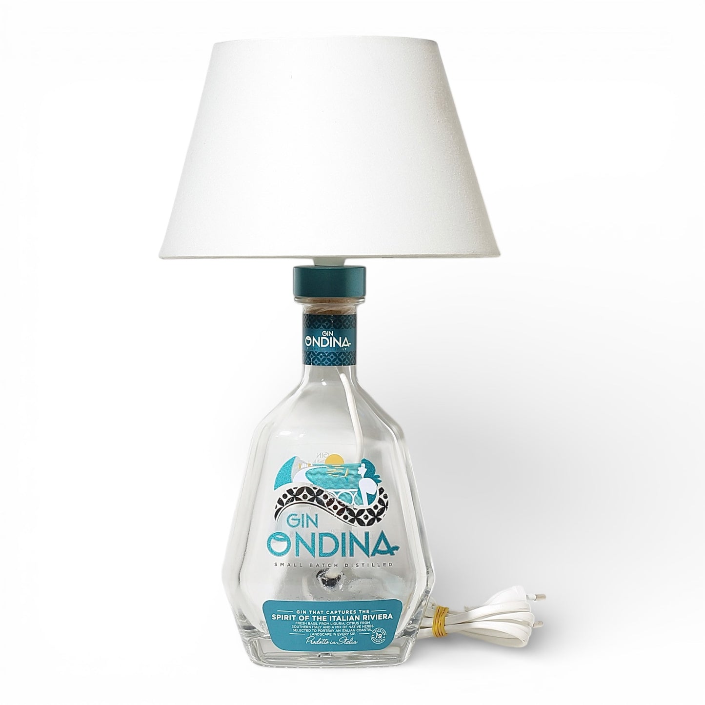 Malfy Blood Orange Handmade Table Lamp Bottle 70 cl 