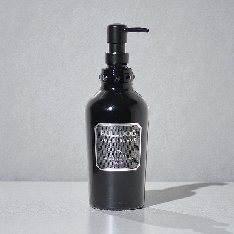 Bulldog Black Bold Gin Portasapone Dispenser Sapone Liquido 70 cl