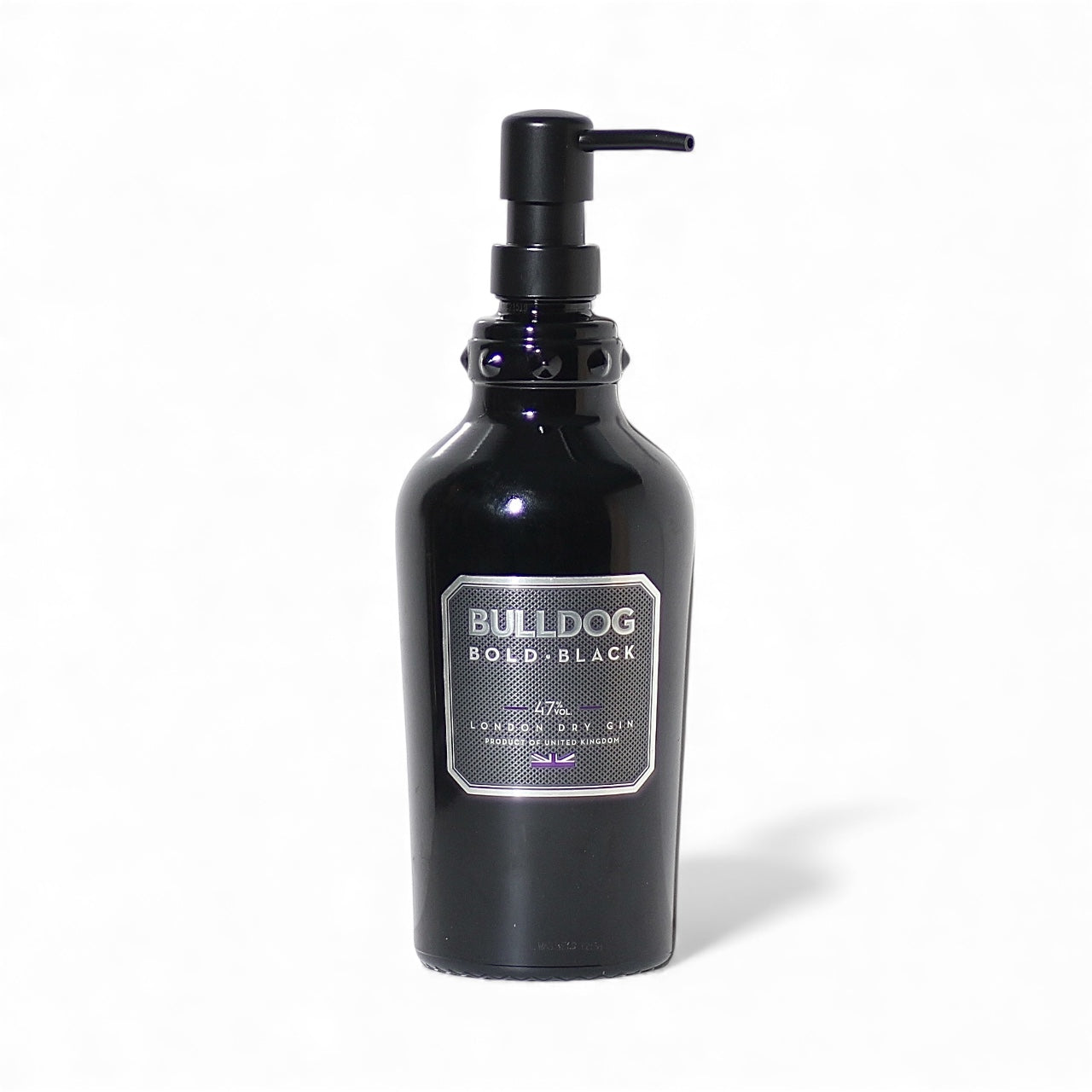 Bulldog Black Bold Gin Portasapone Dispenser Sapone Liquido 70 cl