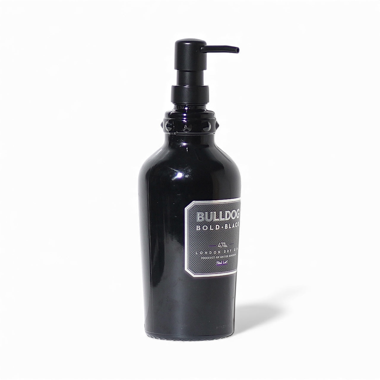 Bulldog Black Bold Gin Portasapone Dispenser Sapone Liquido 70 cl